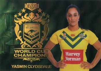2023 NRL Traders Elite - World Cup Champions Priority #WCC27 Yasmin Clydsdale Front